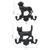 Animal Theme Heavy Duty Wall Mounted Hook Vintage Rustic Double Hook Decorative Towel Hook Home Decor