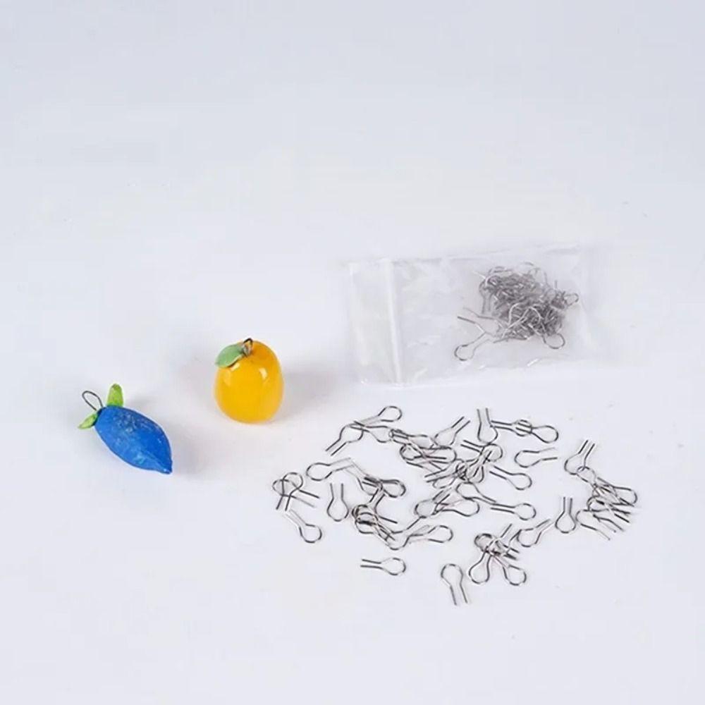 100pcs High Temperature Resistance Jump Rings Pyrography Wire Tips Wire Ceramic Jewelry