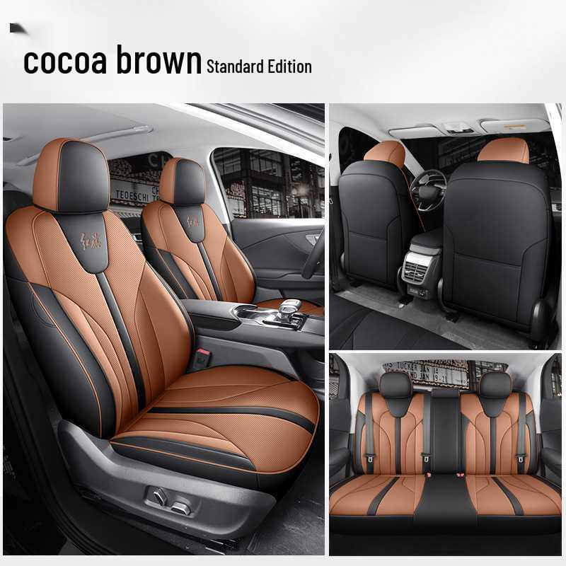 2025 Hongqi EQM5 Breathable Full Coverage Car Seat Covers, Special Fit for Model 610km PLUS.