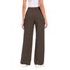 Pantaloni da jogging casual unisex a vita alta elasticizzati a gamba larga con coulisse