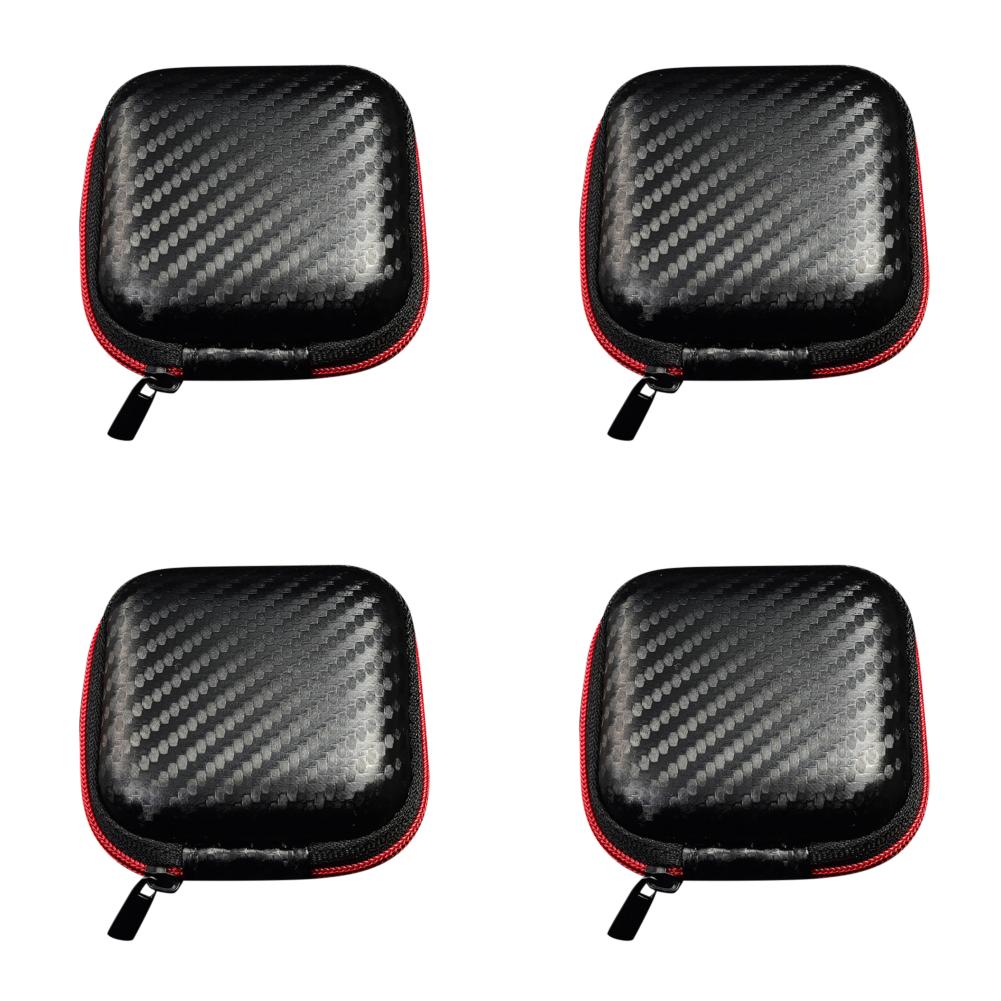 1-20PCS Earphone Bags EVA Storage Box Portable Wired Earphone Case Anti-Pressure Anti-fall Earbuds Charging Cable Carrying Bags