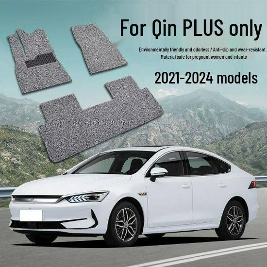Compatible with 2018 Infiniti QX50: Full Set of Silk Loop Car Floor Mats