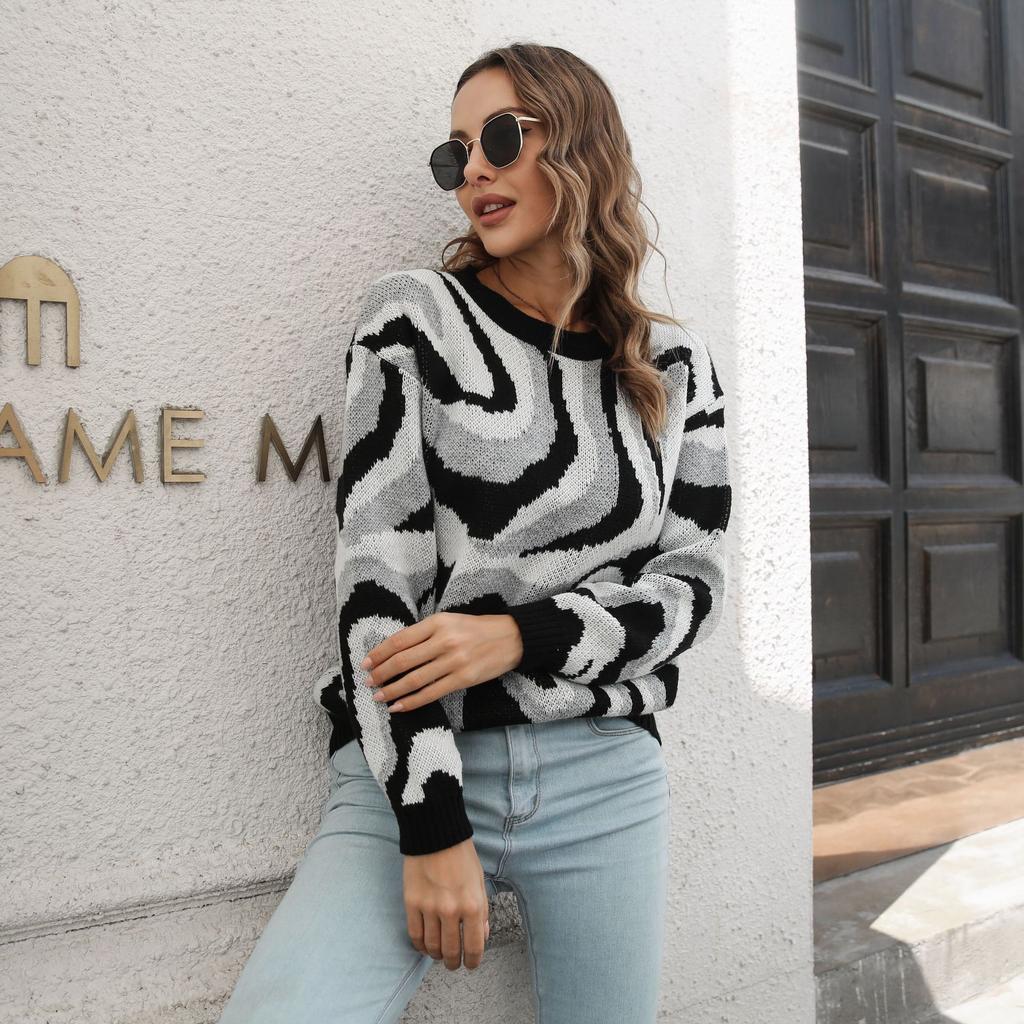 Autumn New Women's Loose Autumn/Winter Long Sleeve Casual Knitwear