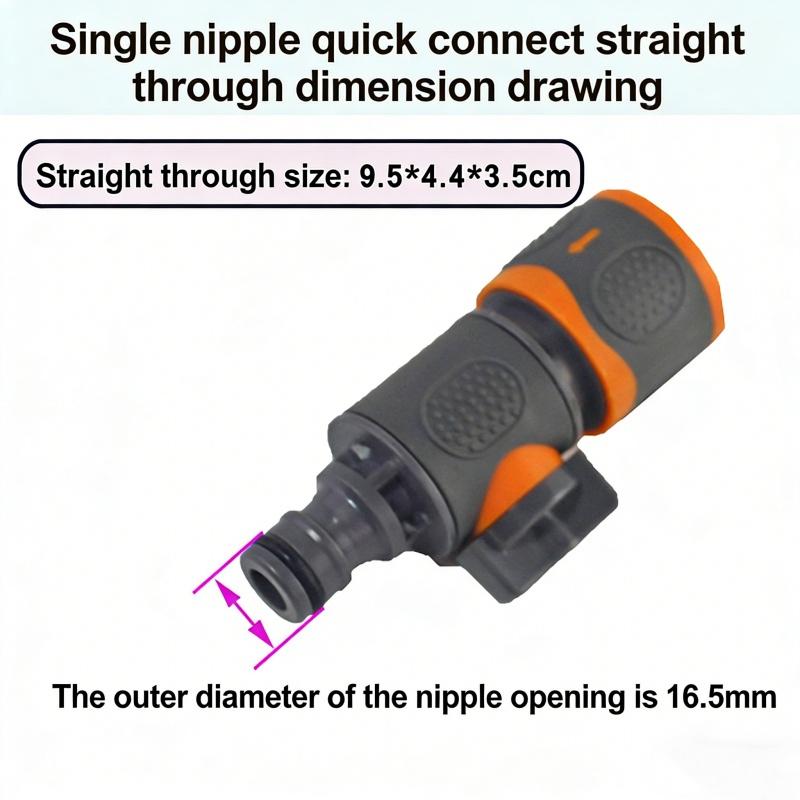 1/5PCS Garden Hose Quick Connector Faucet Extender Hose Connection Joint Garden Water Pipe Connectors Watering Pipe Fittings