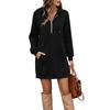 Women's Fashion Color Long Sleeve Pullover Sweatshirt