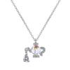 New Personality Creative Aladdin Magic Lamp 925 Sterling Silver Jewelry Aurora Crystal Teapot Fashion Pendant Necklaces TYB385