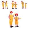 Christmas Elf Costume For Kids High-quality Pvc Material Unisex Available In Yellow Suitable For Various Heights And Ages