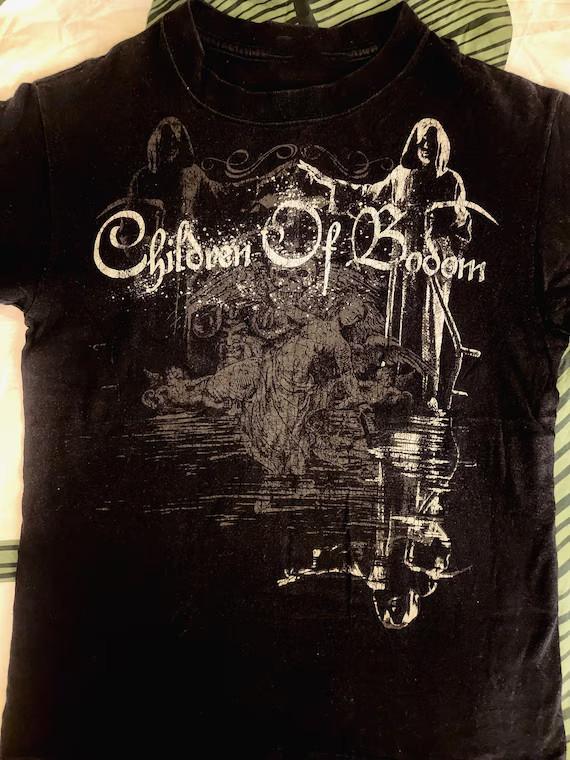 Retro Children Of Bodom Mroczny Żniwiarz Czarny Wszystkie rozmiary S5XL Koszulka IA503 Koszulka Unisex