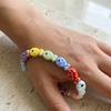 elastic rope Small Fish Bracelet Boho Bohemian Beach Jewelry Ceramic Beads Bracelet  Jewelry Gifts