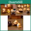 Delightful Resin Fat Cat Figurine Blind Box Miniature Animal Ornament