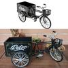 Klassischer Dreirad-Flachbett-LKW-Ornament Nostalgisches Retro-Dreirad-Modell Spielzeug für Zuhause und Büro Bücherregal Dekorationen