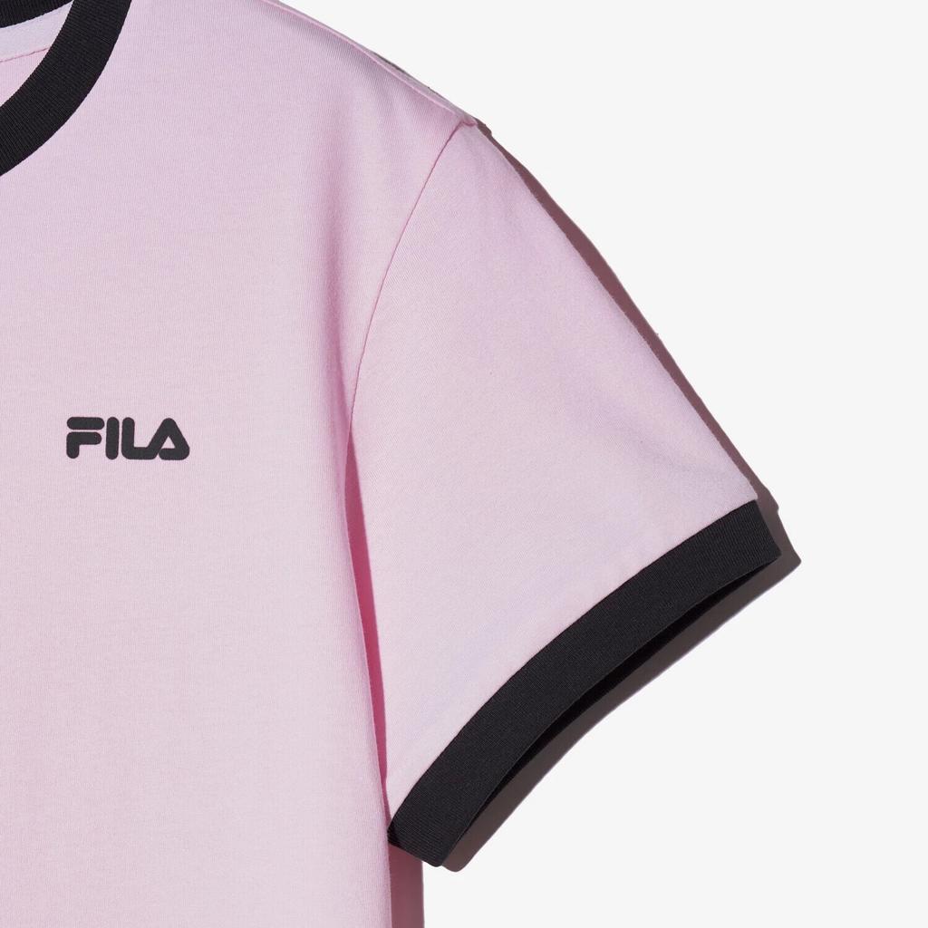 FILA Comfortable Fashionable Soft Short Sleeve Regular T-Shirt Women tops Pink FS2RSH2151FLPK