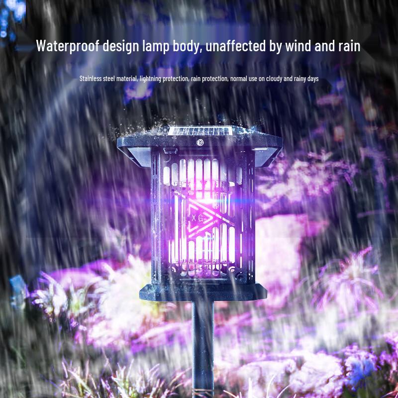 YouSijia Solar Outdoor Mosquito & Fly Killer Lamp