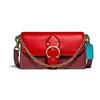 Beat Chain C Buckle Leather Shoulder Bag Women Shoulder Bag China-Red C2505-B4S9J