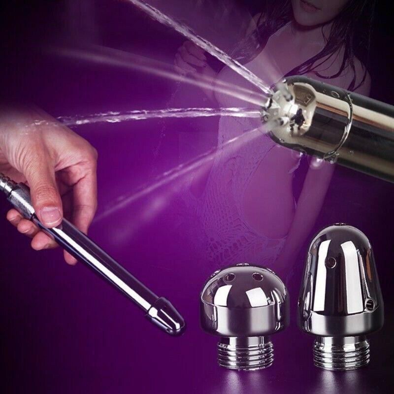 Cabezal de ducha Anal con 3 boquillas, limpieza vaginal, kit de enema de irrigación colónica