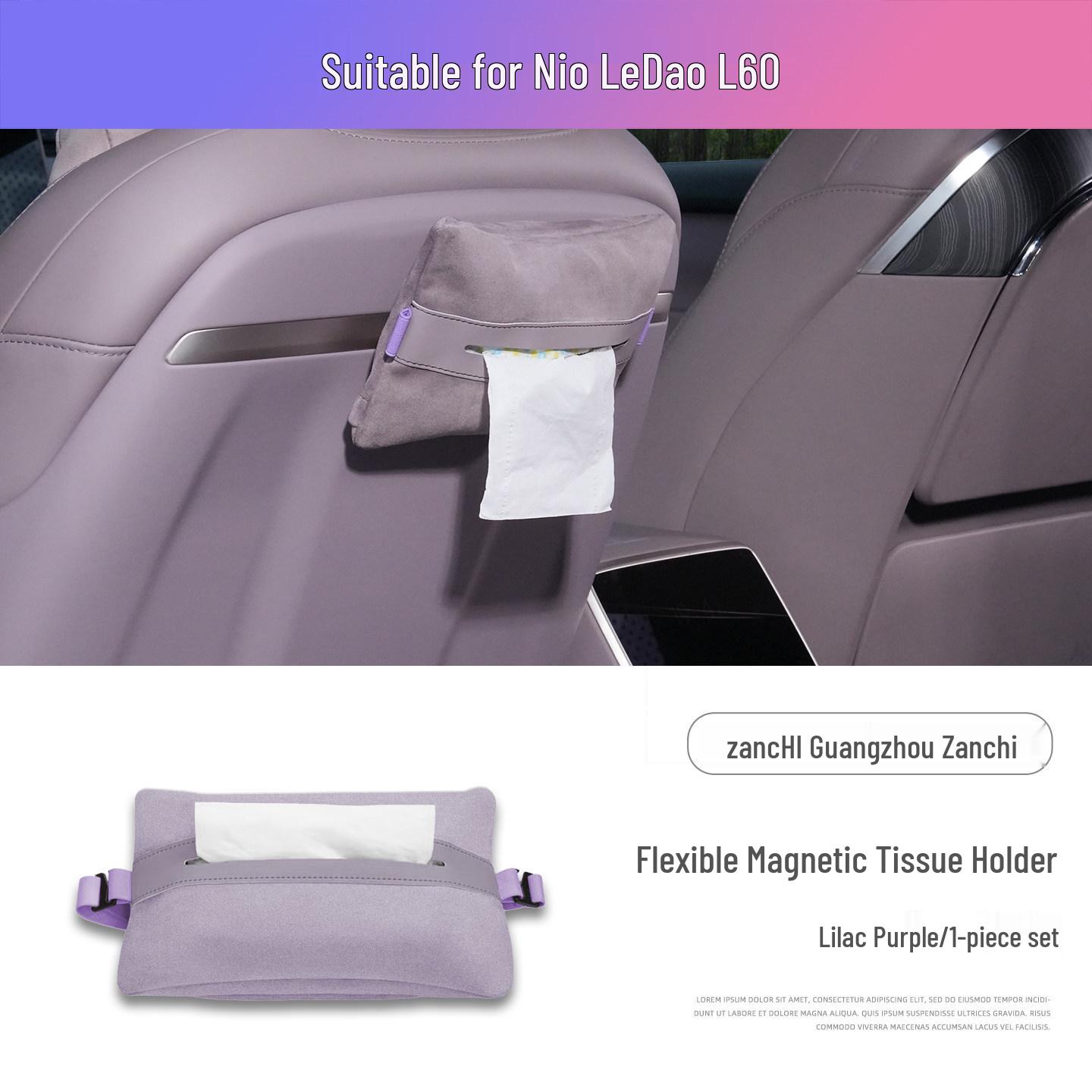 

Ledu L90/L60 Center Control Magnetic Tissue Holder for Rear Car Interior