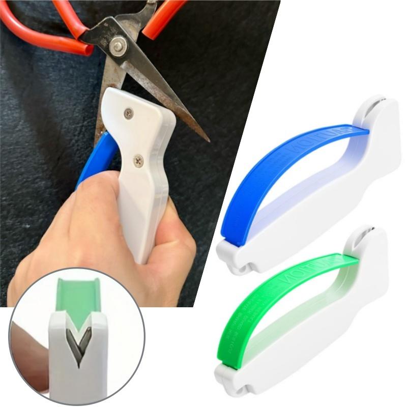 Household Kitchen Sharpener Knife Convenient Manual Quick Whetstone Blade Kitchen Tools Hand Held Portable Garden Poop Tools New
