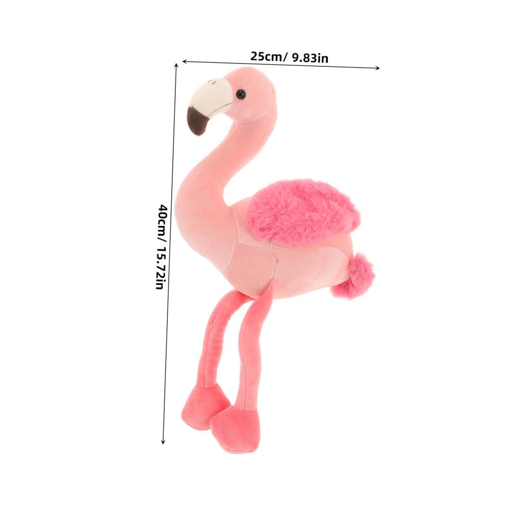 Flamingo Toy, Flamingo Stuffed Animal Plush Toy for Women and Babies, Quirky Pillow, Short, OUNONA