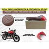 Royal Enfield Interceptor & Gt 650 "Premium Leather Single Rider Seat With Cowl"