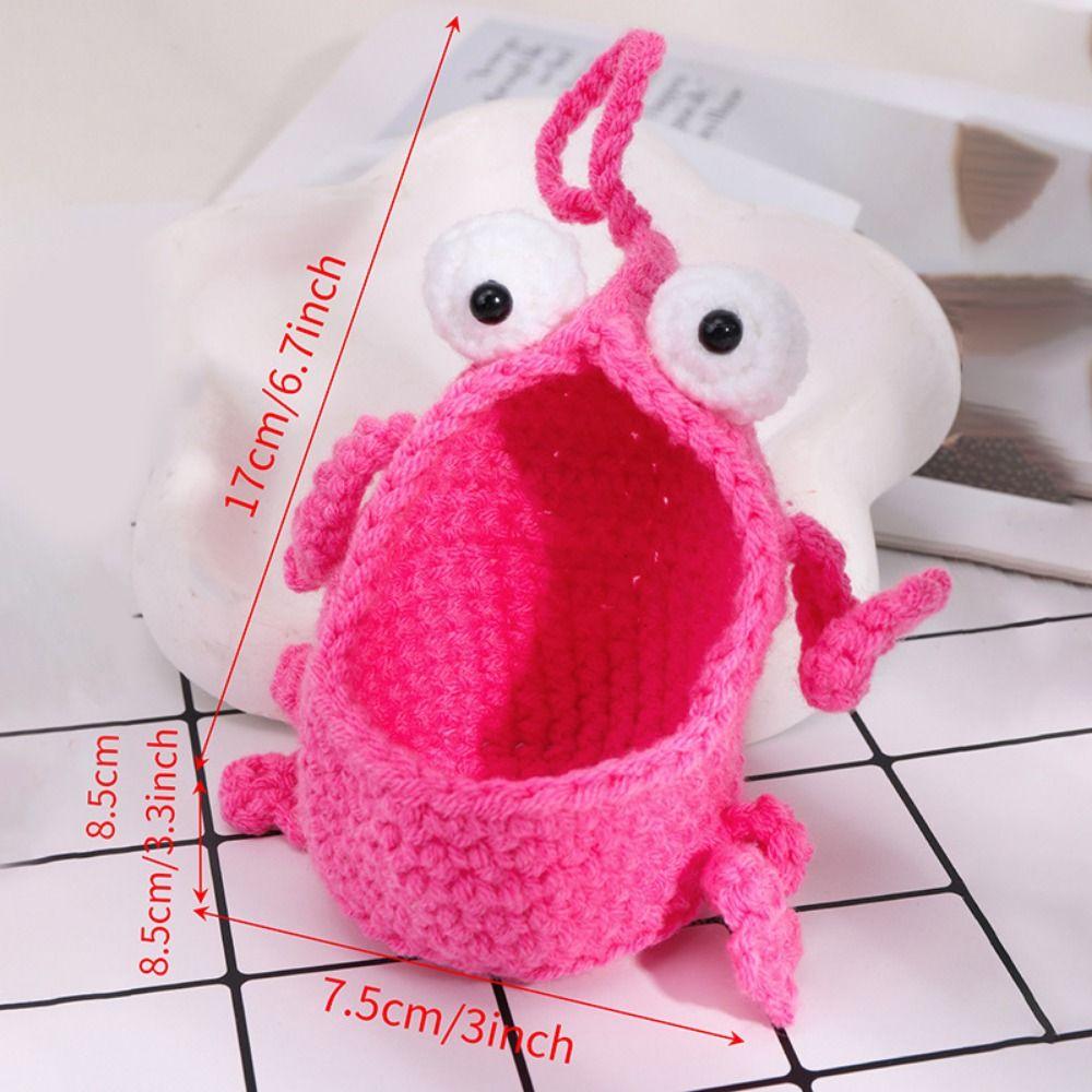 Hand-made Hand Woven Key Case Cute Funny Hanging Basket Funny Small Stuff Organizer Kids