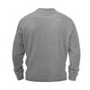 Men Vertical Cable Jacquard Textured V Neck Sweatshirt Ribbed Cuffs Long Sleeve Loose Fit Solid Color Spring Fall Daily Smart Casual Pullover Top