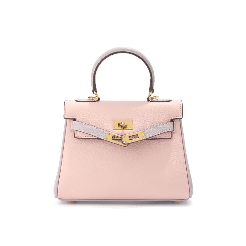 Top Grain Cowhide Kelly High-End Women's Genuine Leather Handbag/Shoulder Crossbody Bag