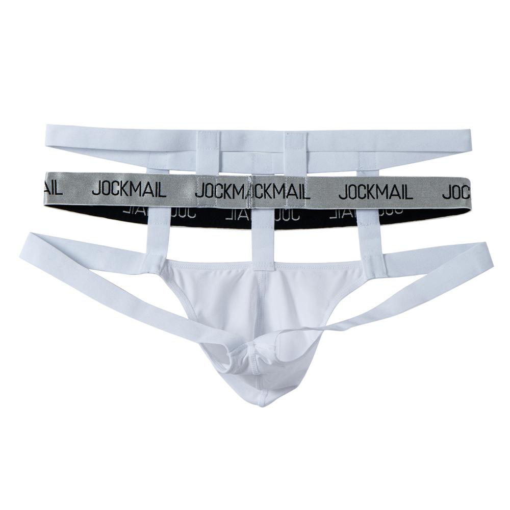 Jockstraps JOCKMAIL Fashion Sexy Men's Thong Cross Strap Design Ultra-thin Breathable Underwear Daily Casual Sports Underpants