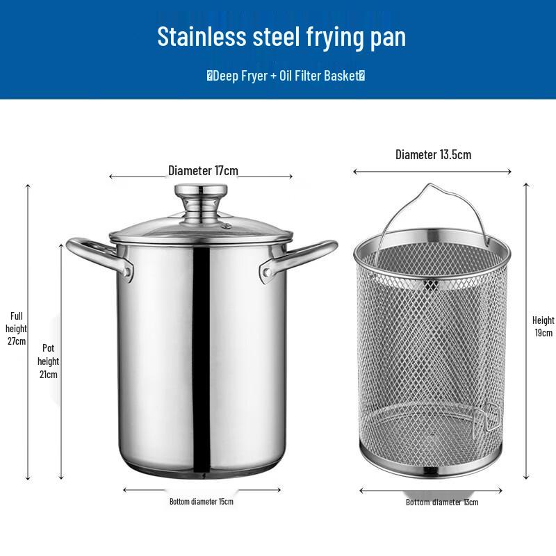 Wutuo 304 Stainless Steel Multi-Purpose Pot 16cm