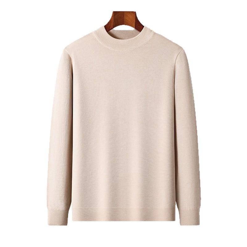 Weicher Strickpullover für Herren - Halber Rollkragen, Langarm für Herbst/Winter - Stilvoll, Bequem, Warm - Allein oder als Schicht tragen