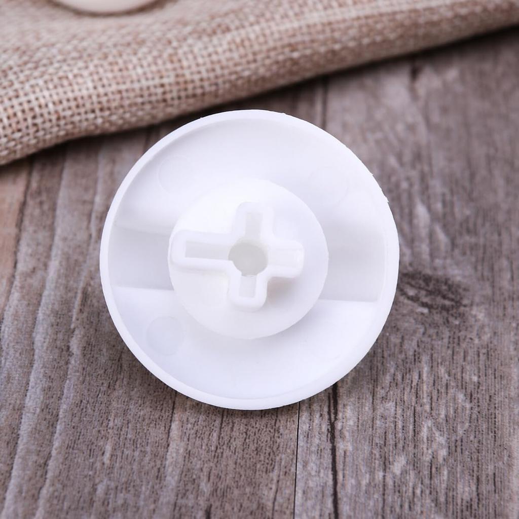 VOSAREA Timer Knob Dryer Washer Washing Machine Turning Timer Control Knob Universal Switch Knob Replacement Part (White)