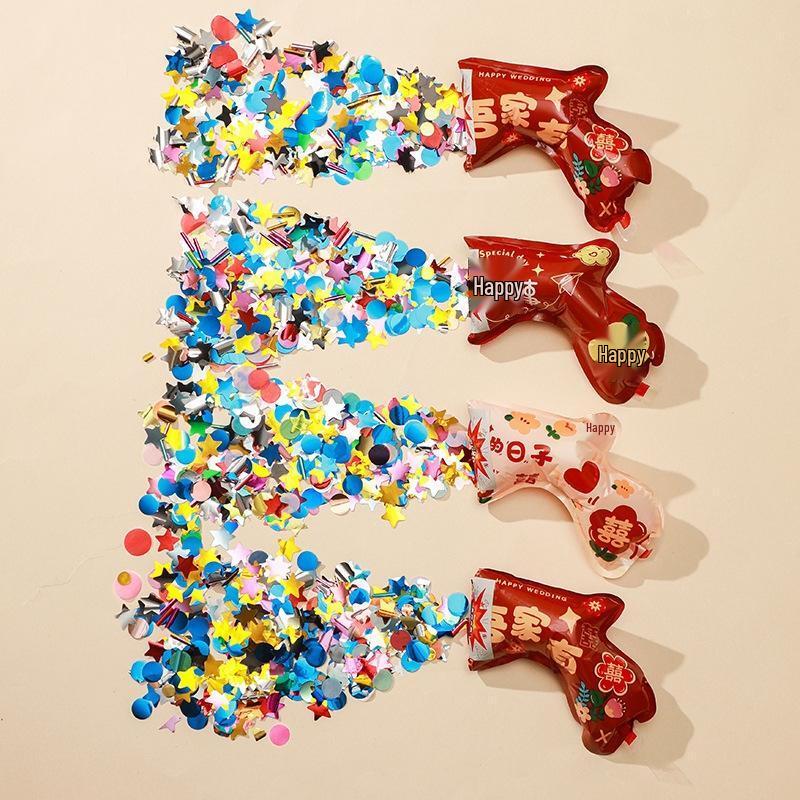 JINGRUIXIANG Handheld Wedding Confetti Poppers (20-Pack)