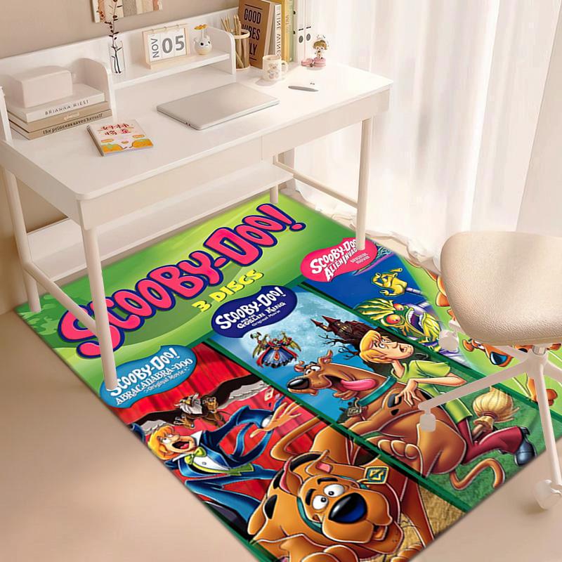 Halloween Cartoon Comedy Adventure Movie Scooby-Doo Carpet Is Suitable for Living Room and Bedroom Doormats Office Balcony Decorative Carpet V8