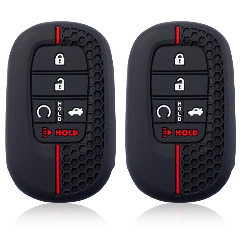 5 Buttons Silicone Car Key Cover Protect Case For Honda Civic 11Th Gen Ve-1 Accord Accord Vezel Pilot Freed Crv