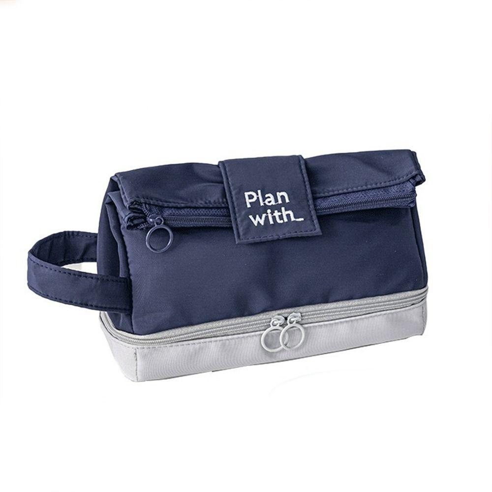 Cosmetic Pouch Pencil Bag Desktop Organizer Stationery Bag Creative   Stationery