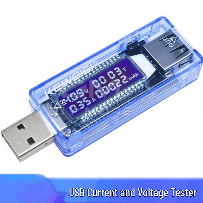 USB Current Voltage LCD Tester