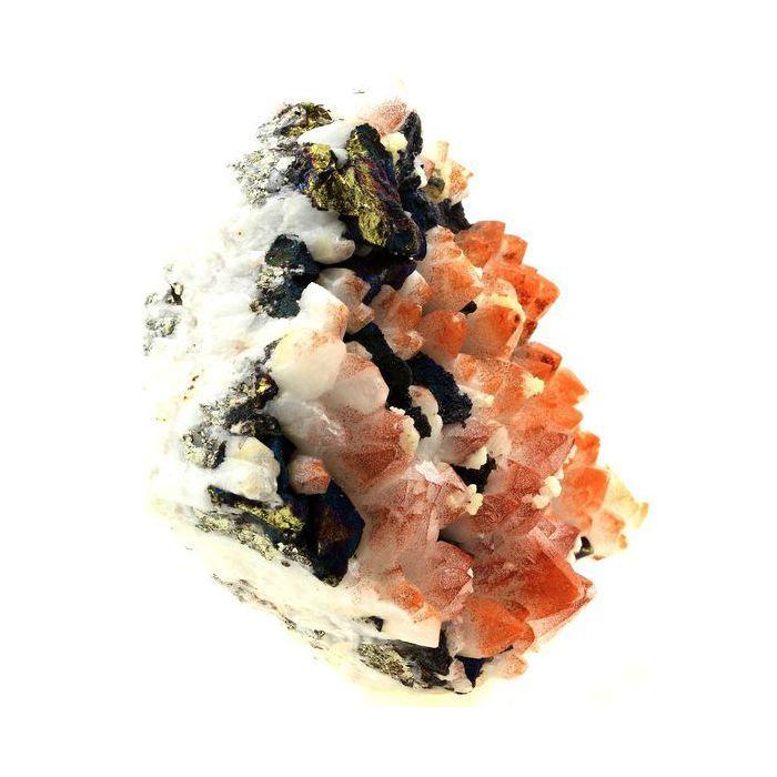 Pierres et Minéraux. Quartz Hematoide + Chalcopyrite. 4045.0 ct. Huxu, Jiangxi, Chine.