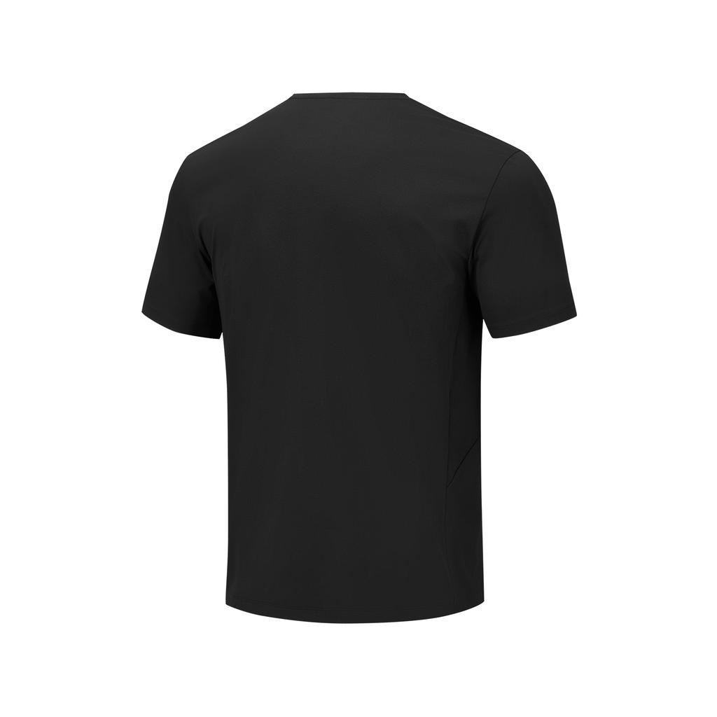 Skechers Breathable Moisture-Wicking Solid Color Comfortable T-Shirt Men tops P226M293-0018