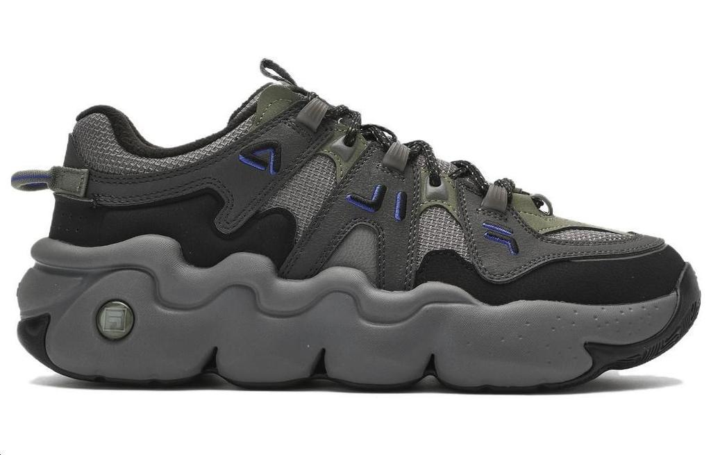 Men's Sneakers FILA Low top Running Shoes Men's Gray