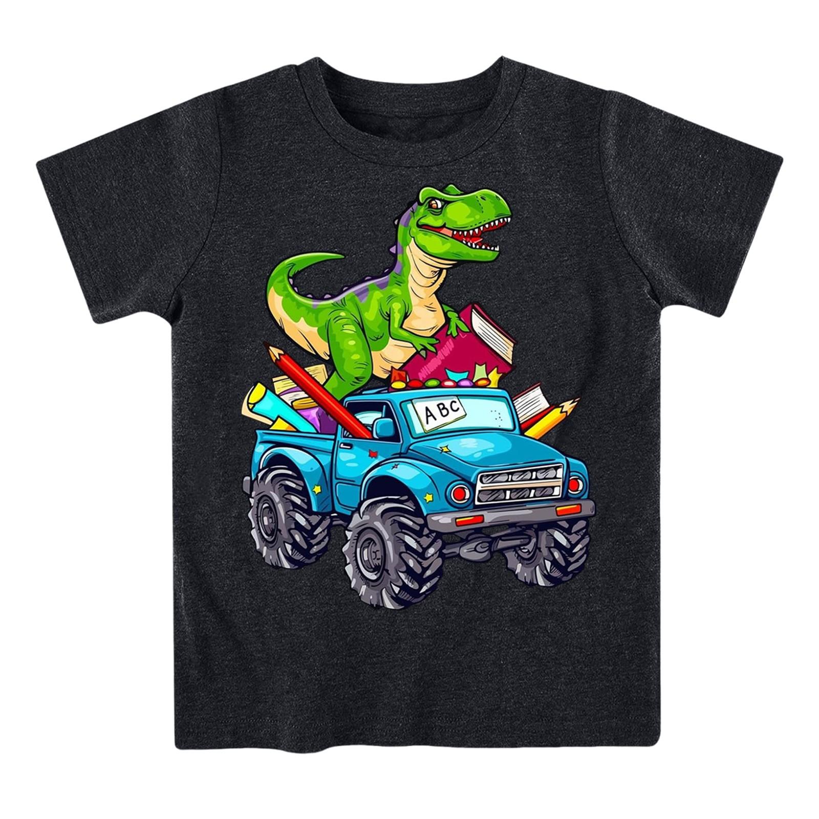 

Футболка с короткими рукавами и круглым вырезом для мальчиков и девочек 160 зелёный