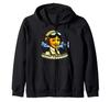 Bessie Coleman Black History Month Zip Hoodie with Airplane
