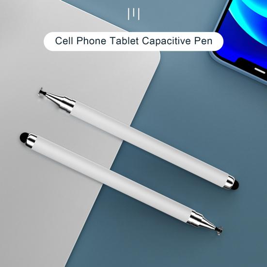 Stylus Pen 2 in 1 Double Headed High Sensitivity Replaceable Nib Precise Drawing Universal Tablet Smart Phone Touch Stylus Office Working