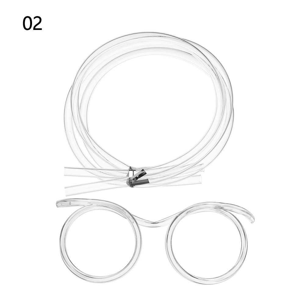 Creativity Soft PVC Glasses Straw Drinking Party Supplies Funny Toy