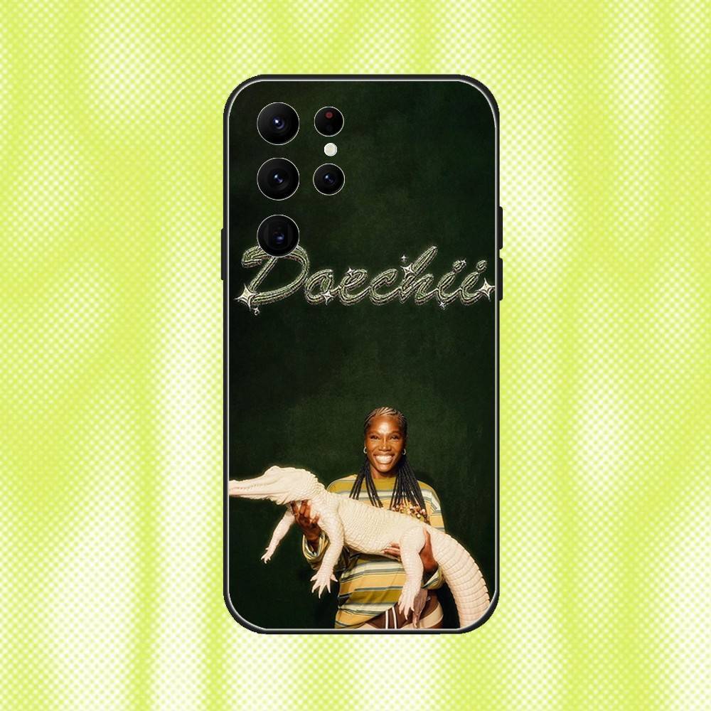 Doechii Anxiety Phone Case For Samsung S 25,24,23,22,30,21,10,9,Ultra,Plus,Lite,FE,4,5G Black Soft Case Samsung S22ULTRA5G