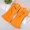 1Pair Heat-Proof Metal Welding Protector Gloves Cowhide Flame-Retardant Welding Work Gloves Mechanic Gloves Tools