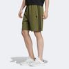 Adidas Neo Logo Striped Casual Woven Shorts Men Bottoms Dark-Olive-Green HD4715