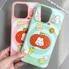 Zhitai iPhone 16 Pro Max Jelly Skin Case with Hand Strap, for iPhone 12, 13, 14, and 15 Pro - Cartoon Design