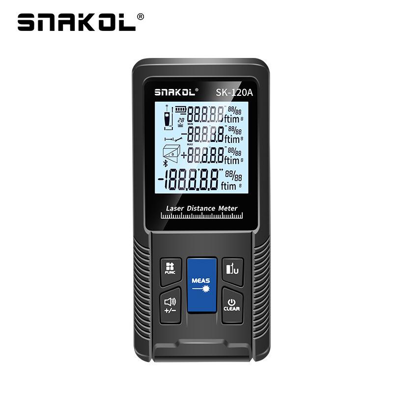 Snaike 120m High-Precision Laser Rangefinder - Infrared Electronic Measuring Tape for Room Distance Measurement