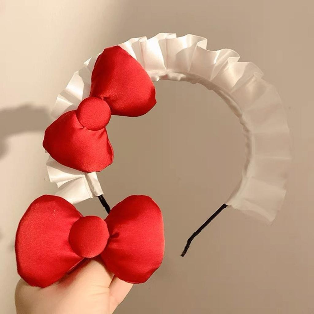 Ruffle Headbands Cosplay Hair Clip Headwear Hairbands Headwear Makeup Washing Face Hairbands Birthday Party