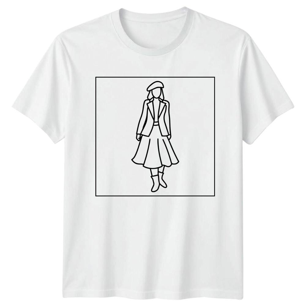 Fashion Figure Unisexs TShirt Ladies Tee Graphic Unisex Top S