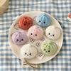 1Pcs Simulation Dumpling Plush Keychain Adorable Hanging Pendant For Backpacks Birthday Party Gift